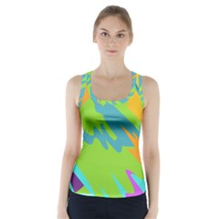 Skatepark Seaworld Fish Racer Back Sports Top by Mariart