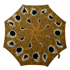 Surface Patterns Spot Polka Dots Black Hook Handle Umbrellas (small) by Mariart