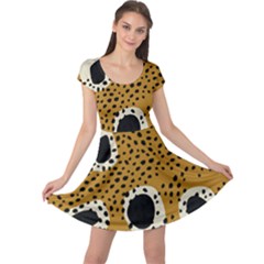 Surface Patterns Spot Polka Dots Black Cap Sleeve Dresses by Mariart