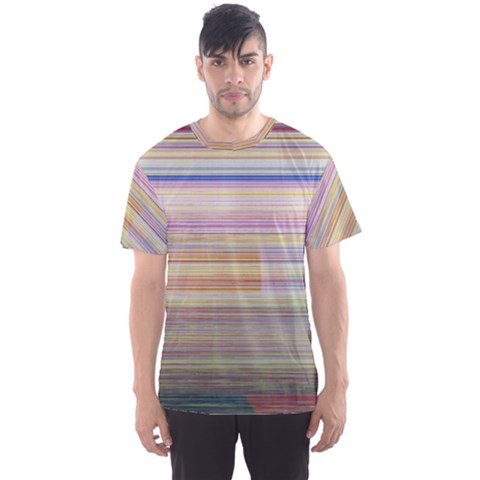 Shadow Faintly Faint Line Included Static Streaks And Blotches Color Men s Sports Mesh Tee by Mariart