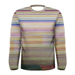 Shadow Faintly Faint Line Included Static Streaks And Blotches Color Men s Long Sleeve Tee by Mariart