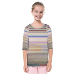 Shadow Faintly Faint Line Included Static Streaks And Blotches Color Kids  Quarter Sleeve Raglan Tee