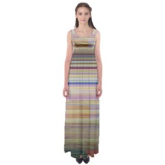 Shadow Faintly Faint Line Included Static Streaks And Blotches Color Empire Waist Maxi Dress by Mariart