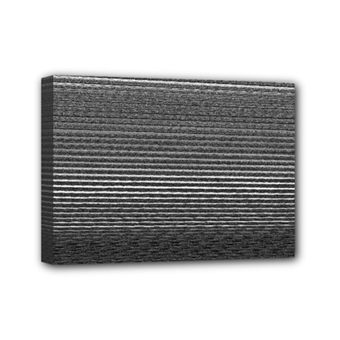 Shadow Faintly Faint Line Included Static Streaks And Blotches Color Gray Mini Canvas 7  X 5  by Mariart