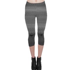 Shadow Faintly Faint Line Included Static Streaks And Blotches Color Gray Capri Leggings  by Mariart