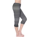 Shadow Faintly Faint Line Included Static Streaks And Blotches Color Gray Capri Leggings  View4