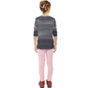 Shadow Faintly Faint Line Included Static Streaks And Blotches Color Gray Kids  Quarter Sleeve Raglan Tee View2