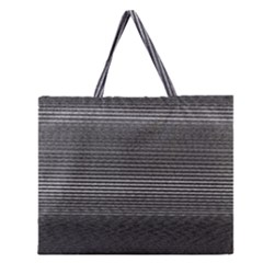 Shadow Faintly Faint Line Included Static Streaks And Blotches Color Gray Zipper Large Tote Bag