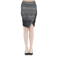 Shadow Faintly Faint Line Included Static Streaks And Blotches Color Gray Midi Wrap Pencil Skirt by Mariart