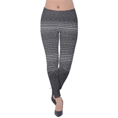 Shadow Faintly Faint Line Included Static Streaks And Blotches Color Gray Velvet Leggings by Mariart