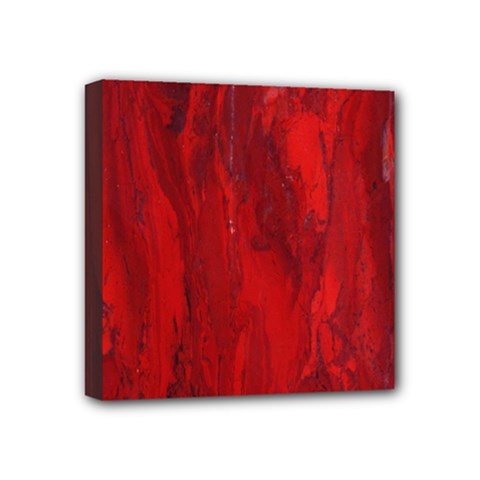 Stone Red Volcano Mini Canvas 4  X 4  by Mariart