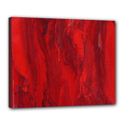 Stone Red Volcano Canvas 20  X 16  by Mariart