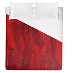 Stone Red Volcano Duvet Cover (queen Size) by Mariart