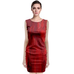 Stone Red Volcano Classic Sleeveless Midi Dress by Mariart