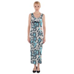 Sunbathing Beach Sea Fitted Maxi Dress by Mariart