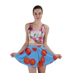 Tomatoes Fruite Slice Red Mini Skirt by Mariart