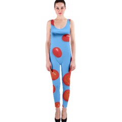 Tomatoes Fruite Slice Red Onepiece Catsuit