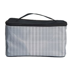 Watermark Circle Polka Dots Black Red Cosmetic Storage Case