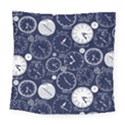 Time World Clocks Square Tapestry (Large) View1