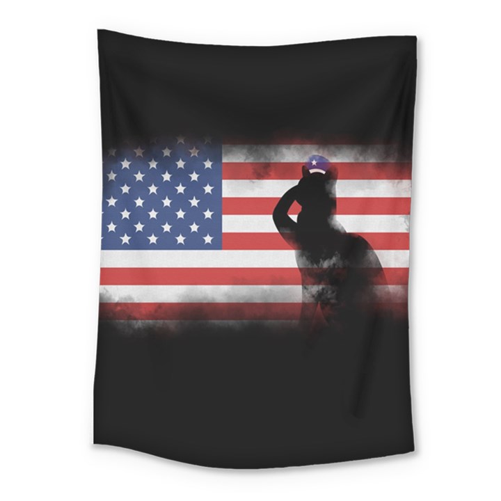 Honor Our Heroes On Memorial Day Medium Tapestry