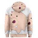 Happy Cartoon Baby Hippo Men s Pullover Hoodie View2