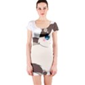 Ragdoll Cat for Life Short Sleeve Bodycon Dress View1