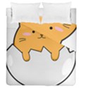 Yellow Cat Egg Duvet Cover Double Side (Queen Size) View2