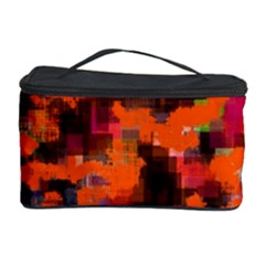 Orange Texture                  Cosmetic Storage Case by LalyLauraFLM