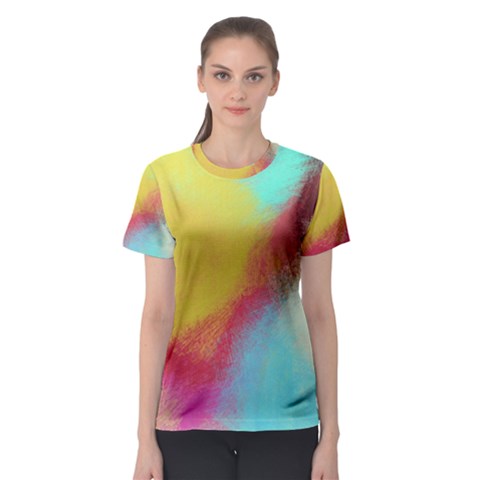 Textured Paint                   Women s Sport Mesh Tee by LalyLauraFLM