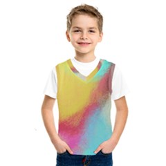 Textured Paint                       Kids  Basketball Tank Top by LalyLauraFLM