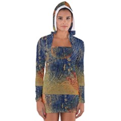 3 Colors Paint                    Women s Long Sleeve Hooded T-shirt by LalyLauraFLM