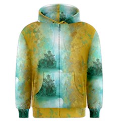 Turquoise River Men s Zipper Hoodie by digitaldivadesigns