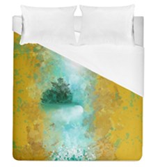 Turquoise River Duvet Cover (queen Size) by digitaldivadesigns