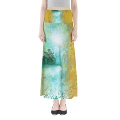 Turquoise River Maxi Skirts by digitaldivadesigns