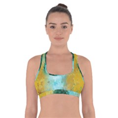 Turquoise River Cross Back Sports Bra