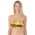 Beach Pattern Bandeau Top View1