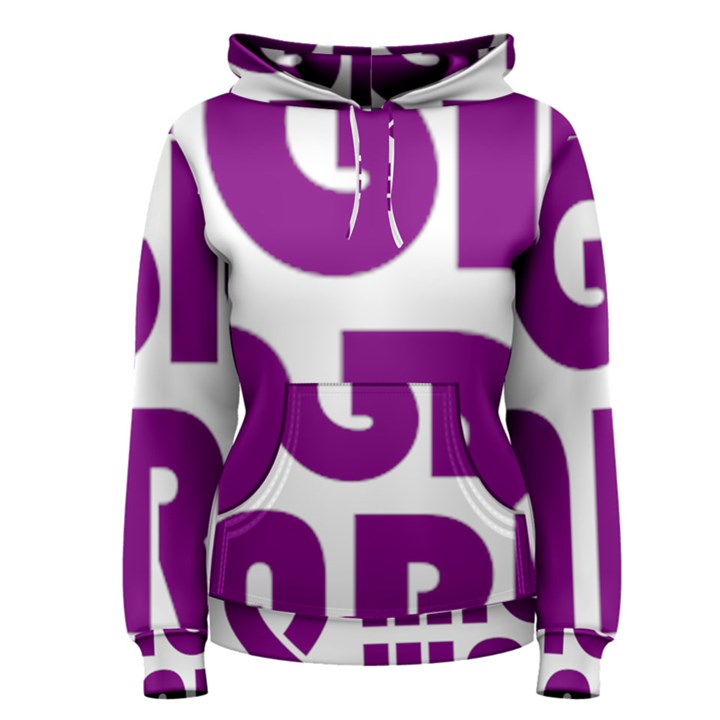 Migraine Warrior with Ribbon Women s Pullover Hoodie