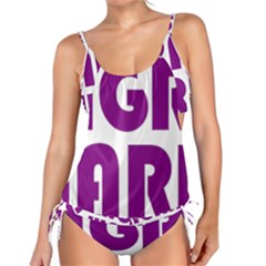 Migraine Warrior With Ribbon Tankini