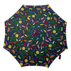 Beach Pattern Hook Handle Umbrellas (small) by Valentinaart