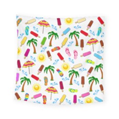 Beach Pattern Square Tapestry (small) by Valentinaart