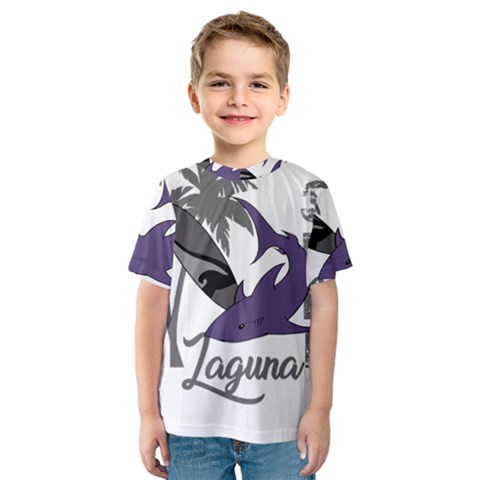 Surf - Laguna Kids  Sport Mesh Tee by Valentinaart