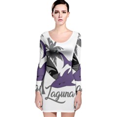 Surf - Laguna Long Sleeve Velvet Bodycon Dress by Valentinaart