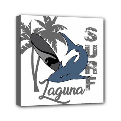 Surf - Laguna Mini Canvas 6  X 6  by Valentinaart