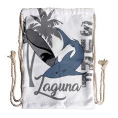 Surf - Laguna Drawstring Bag (large) by Valentinaart