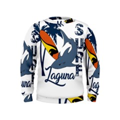 Surf - Laguna Kids  Sweatshirt by Valentinaart