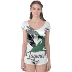 Surf - Laguna Boyleg Leotard  by Valentinaart