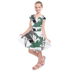 Surf - Laguna Kids  Short Sleeve Dress by Valentinaart