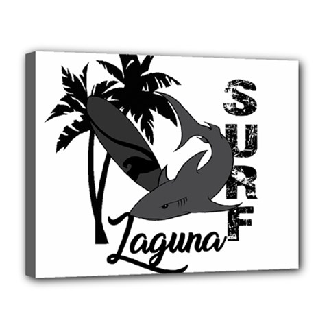 Surf - Laguna Canvas 14  X 11  by Valentinaart