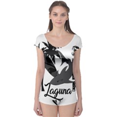 Surf - Laguna Boyleg Leotard  by Valentinaart