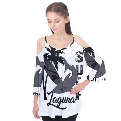 Surf - Laguna Flutter Tees by Valentinaart